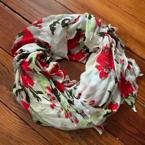Painted Flower Scarf/Shawl